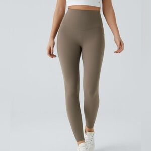 HALARA ultra sculpt high waisted pocket Leggings Taupe